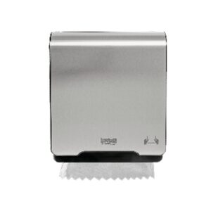 Dispensador de papel toalla Autocorte Negro - Inox