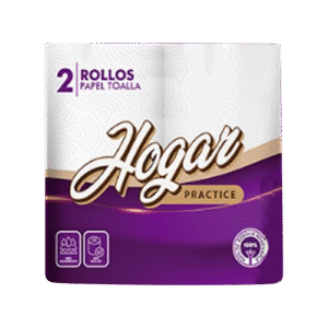 Papel Toalla Hogar (8 paq. de 2 Rollos)